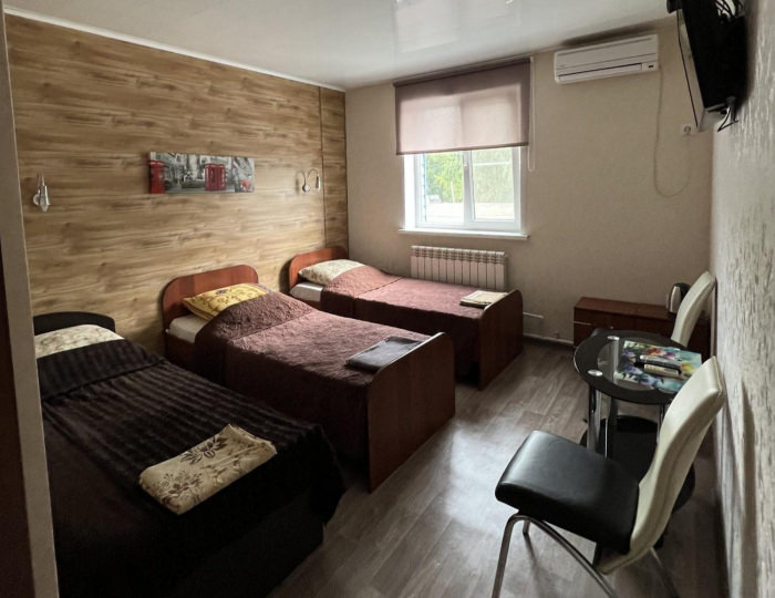 Номер стандарт с 3 односпальными кроватями - Мини-отель «Швеция» Воронеж