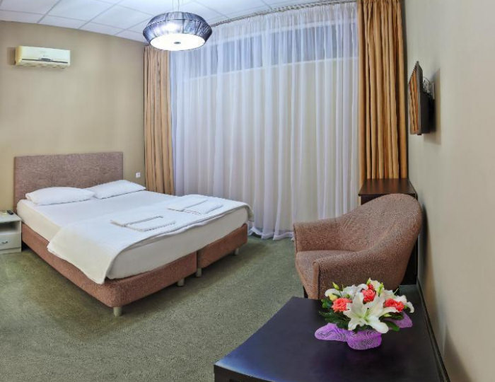 Номер эконом с 1 двуспальной кроватью (без окна) - Мини-отель «Максим Горький» Сочи