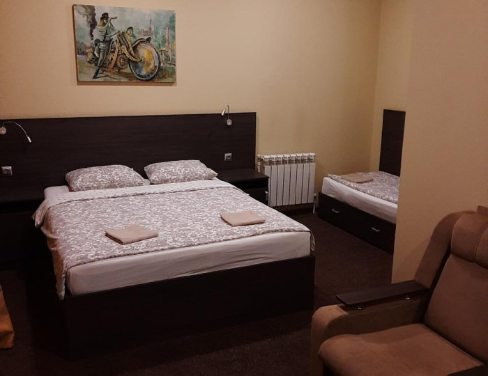 Номер эконом с 1 двуспальной кроватью - Гостевой дом «На Родниковой 9» Крымск