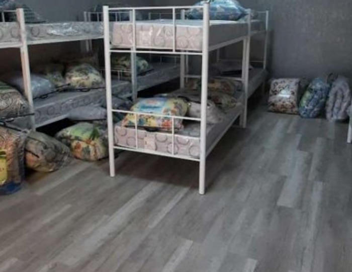 Кровать в 12-местном общем номере - Гостевой дом «Шеду» Крымск