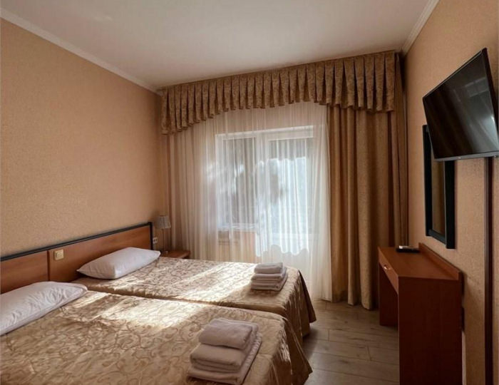 Номер стандарт с 2 односпальными кроватями №22 - Гостевой дом «Юнона» Сириус