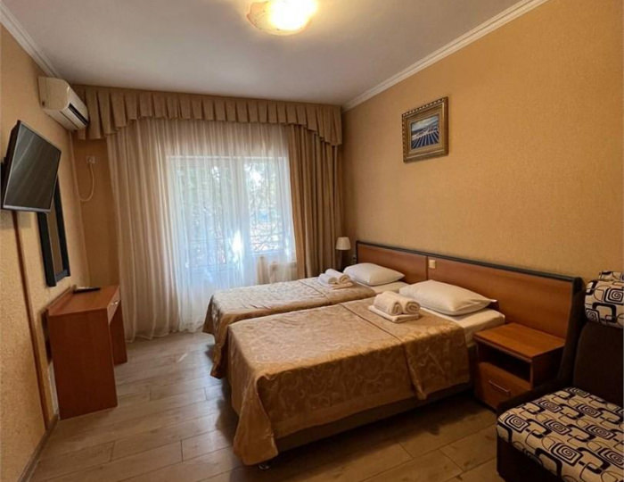 Номер стандарт с 2 односпальными кроватями №25 - Гостевой дом «Юнона» Сириус