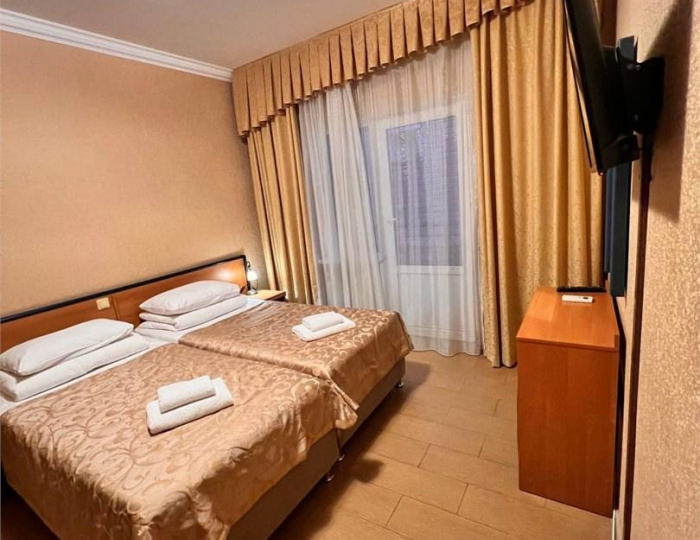 Номер стандарт с 2 односпальными кроватями №26 - Гостевой дом «Юнона» Сириус