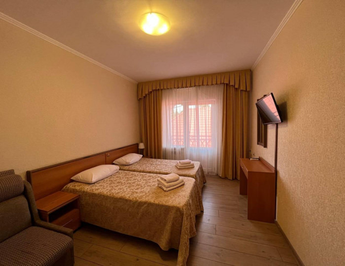 Номер стандарт с 2 односпальными кроватями №46 - Гостевой дом «Юнона» Сириус