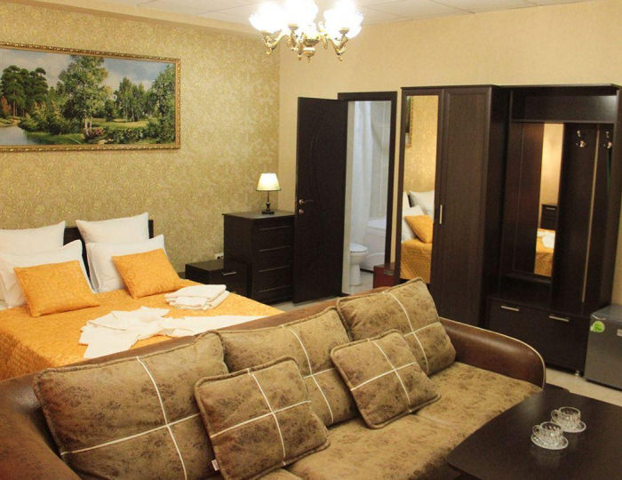 3-местный номер люкс с 1 двуспальной кроватью - Мини-отель «Шанс» Элиста