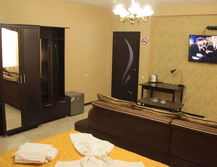 3-местный номер люкс с 1 двуспальной кроватью - Мини-отель «Шанс» Элиста