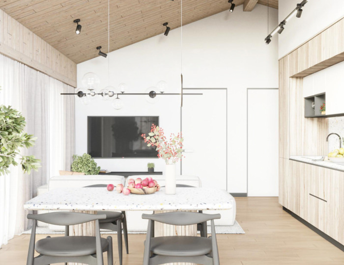 Коттедж стандарт 85 кв.м. - Загородный отель «Эко Отель Плавное Течение» Можайск