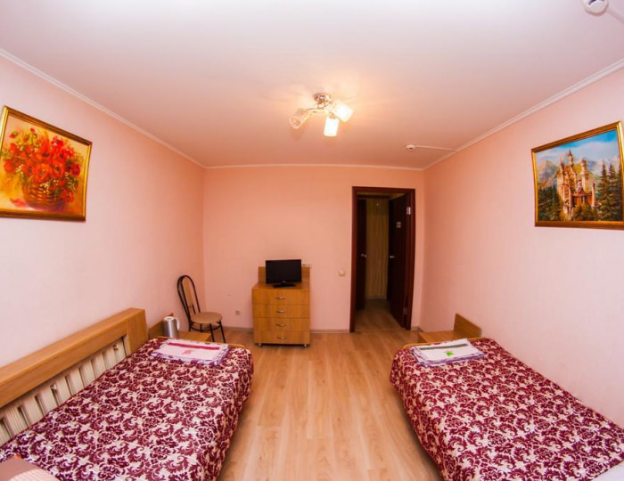 Номер стандарт с 2 односпальными кроватями - Мини-отель «У Вокзала» Чебоксары