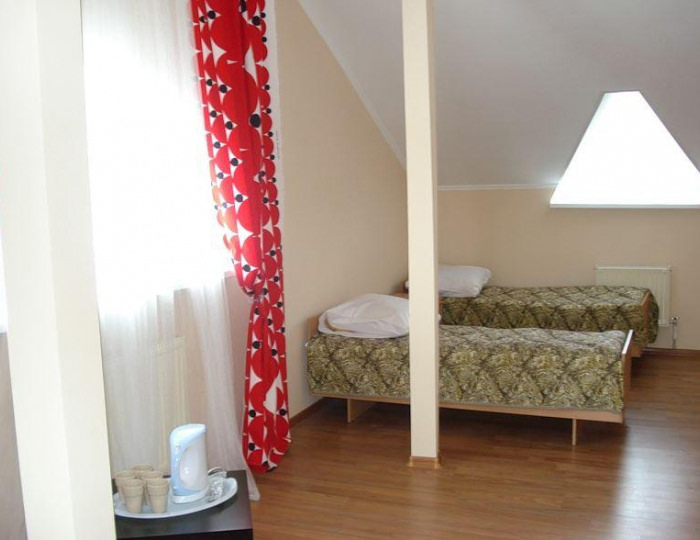 Номер эконом с 4 односпальными кроватями - Мини-отель «Гостиница на Тургеневской» Солнечногорск