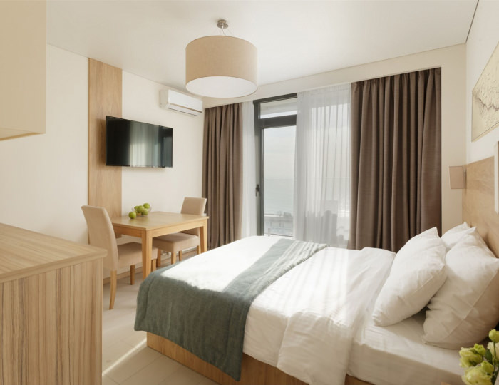 Студия 2-местная в\море - Апарт-отель Lavicon Apart 3 / Лавикон Апарт 3 Небуг