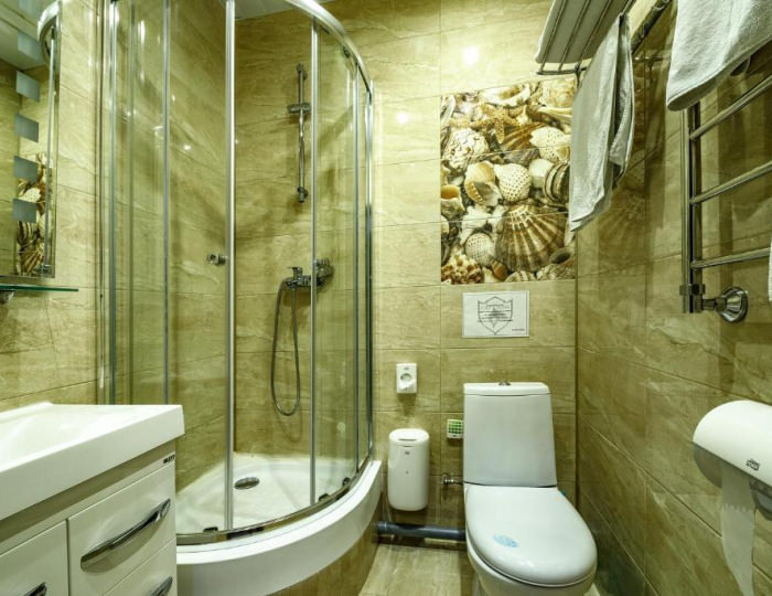 Номер стандарт с 1 двуспальной кроватью - Мини-отель «Голд Шарк Шереметьево» Химки