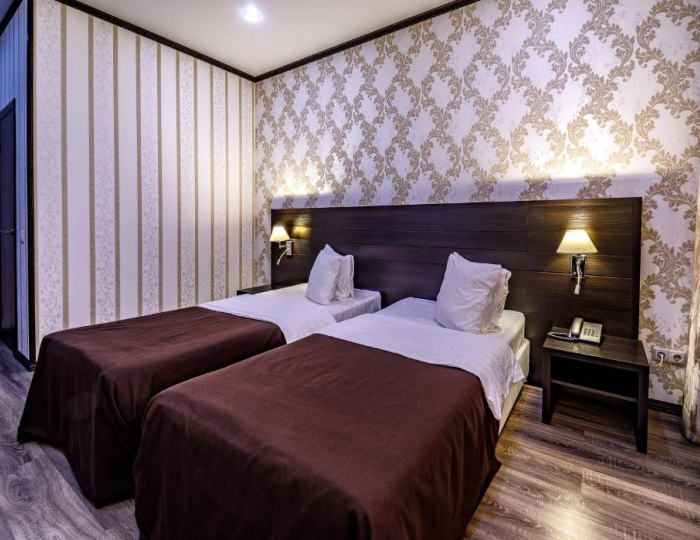 Номер стандарт с 2 односпальными кроватями - Мини-отель «Голд Шарк Шереметьево» Химки