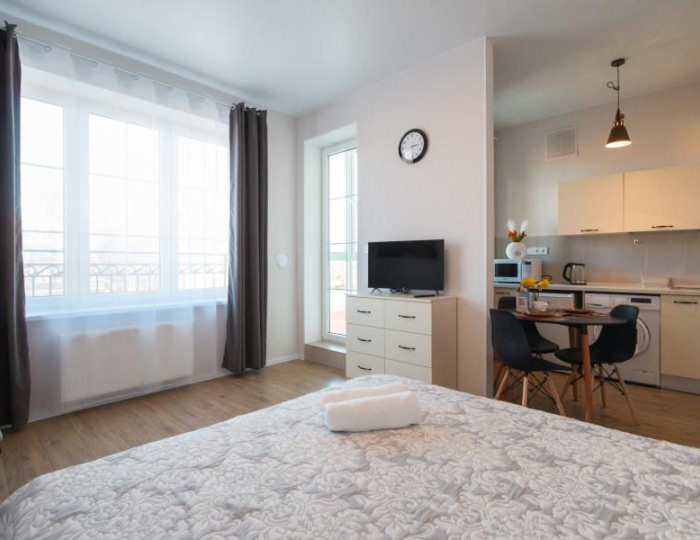 1-комнатные апартаменты стандарт - Апарт-отель «Морской» Янтарный