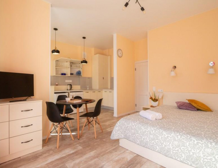 1-комнатные апартаменты семейные - Апарт-отель «Морской» Янтарный