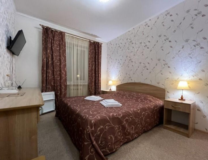 Номер стандарт с 1 двуспальной кроватью - Мини-отель «На Славского» Белокуриха