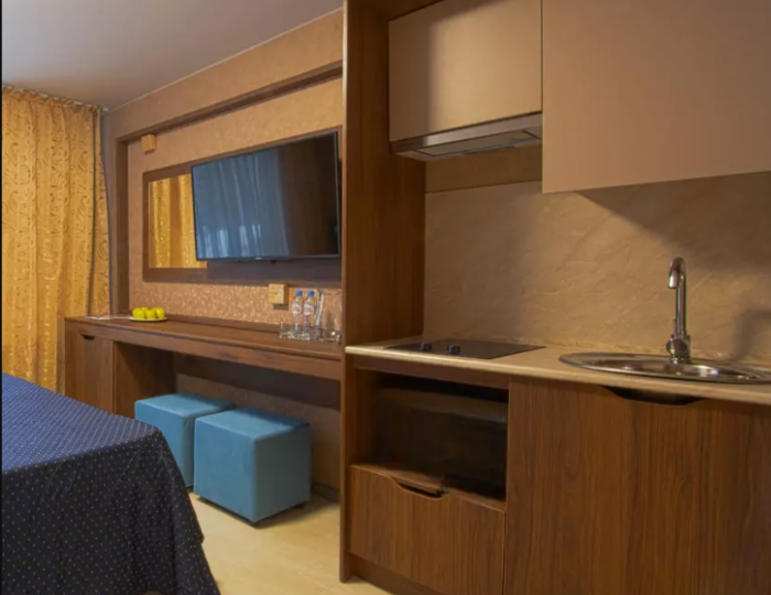 Номер студия с 1 двуспальной кроватью - Отель «Байкал» Москва