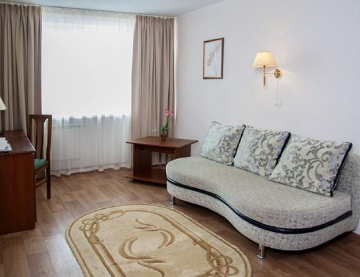 2-комнатный номер стандарт с 1 двуспальной кроватью - Отель «Знаменск»