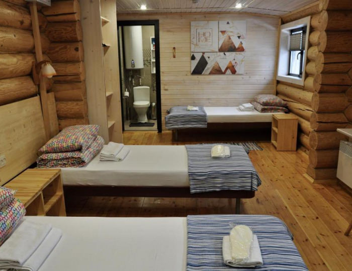 Номер стандарт с 3 односпальными кроватями - Мини-отель «Гора Крестовая» Кандалакша