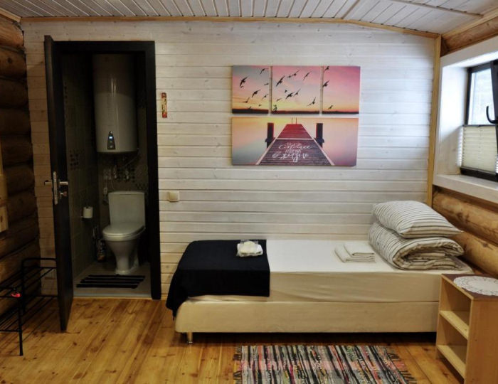 Номер стандарт с 3 односпальными кроватями - Мини-отель «Гора Крестовая» Кандалакша