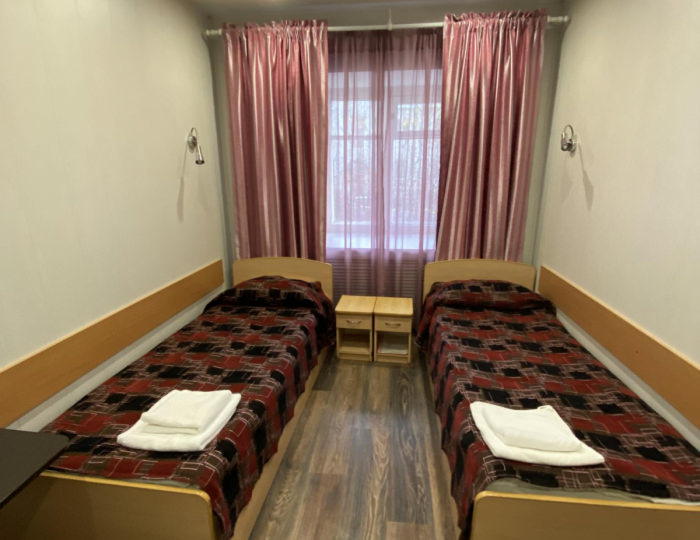 Номер стандарт с 2 односпальными кроватями - Отель «Лососинская» Петрозаводск