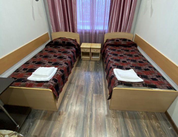 Номер стандарт с 2 односпальными кроватями - Отель «Лососинская» Петрозаводск