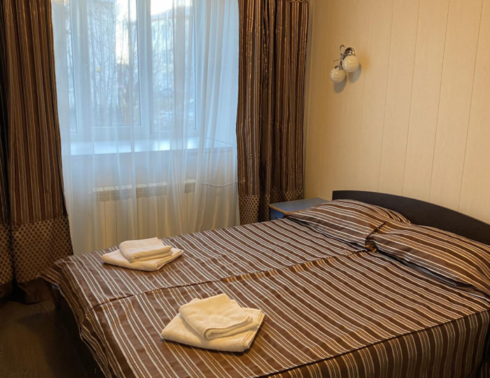 2-комнатный номер полулюкс с 1 двуспальной кроватью - Отель «Лососинская» Петрозаводск