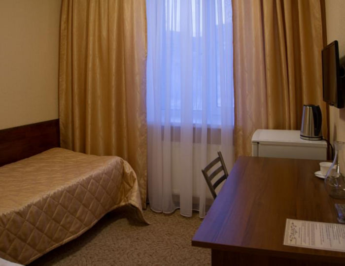 1-местный номер стандарт с 1 односпальной кроватью (с завтраком) - Отель «Горняк» Оленегорск