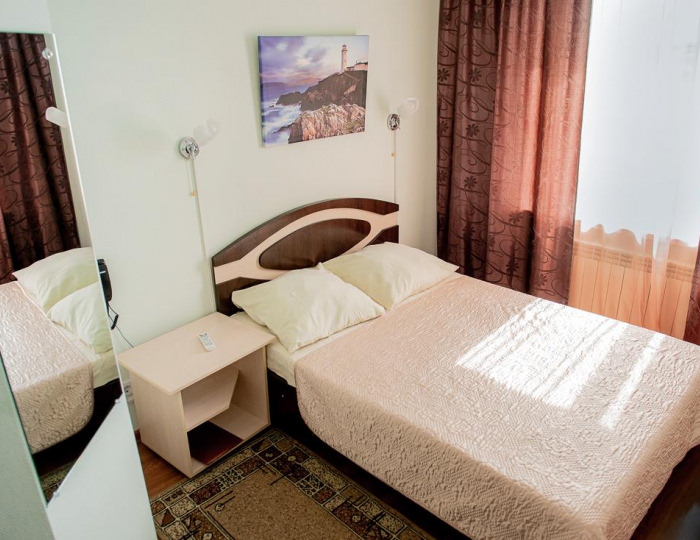 Номер стандарт с 1 двуспальной кроватью - Отель «Маяк» Новоалтайск