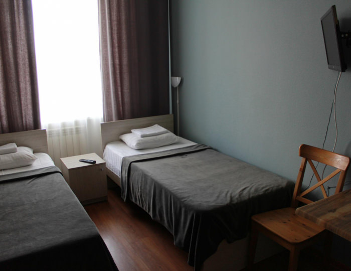 Номер эконом с 2 односпальными кроватями - Отель «Маяк» Новоалтайск