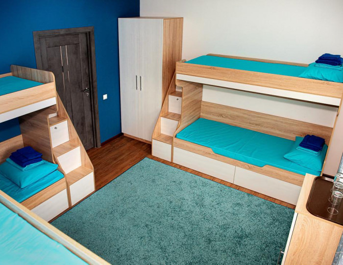 Кровать в 6-местном общем номере - Отель «Маяк» Новоалтайск