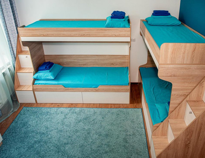 Кровать в 8-местном общем номере - Отель «Маяк» Новоалтайск