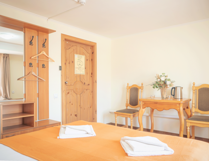 Номер стандарт эконом с 1 двуспальной кроватью - База отдыха «Ковчег» Усть-Кокса