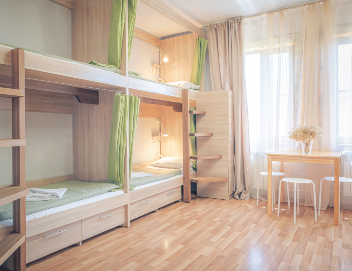 Кровать в 8-местном общем номере - База отдыха «Ковчег» Усть-Кокса