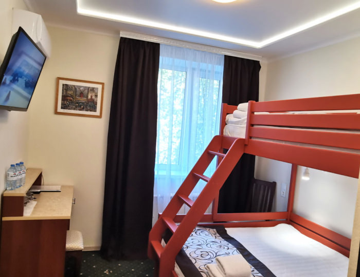 Бюджетный 3-местный 2х ярусная кровать - Мини-отель «Нечаев» Воронеж