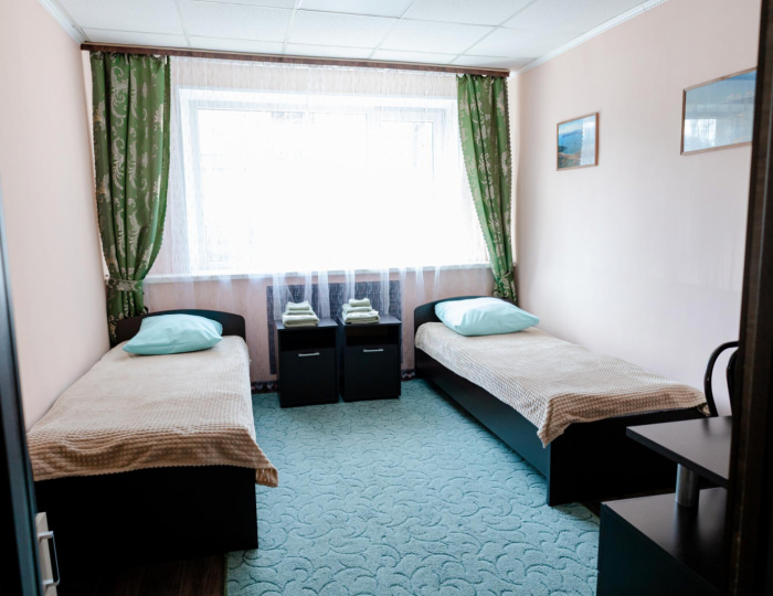 Номер эконом с 2 односпальными кроватями - Мини-отель «Амто» Елизово