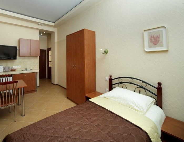 Номер студия эконом с 2 односпальными кроватями - Гостевой дом «Замок» Беседы