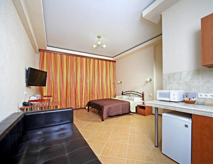 1-комнатные апартаменты студия (категория С) - Гостевой дом «Замок» Беседы