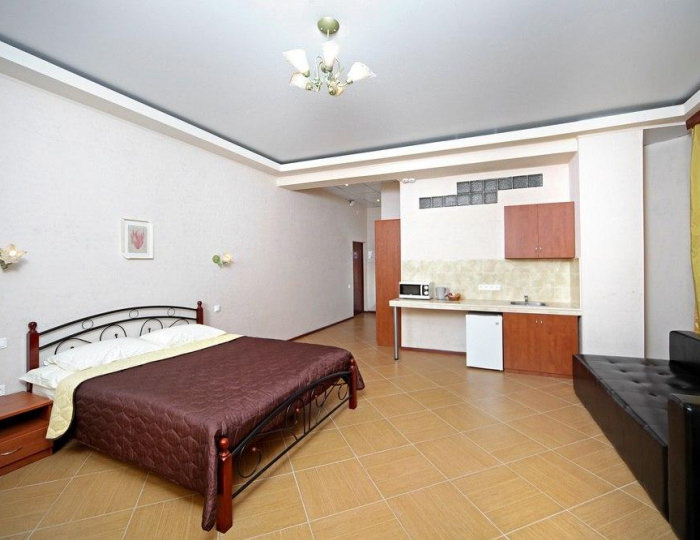 1-комнатные апартаменты студия макси (категория B) - Гостевой дом «Замок» Беседы