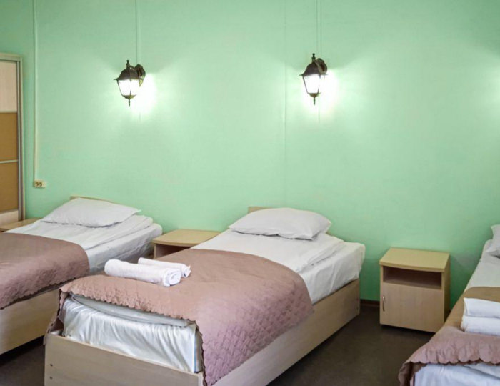 Кровать в 4-местном общем номере - Отель Smart Hotel KDO / Смарт КДО Ладожский Санкт-Петербург