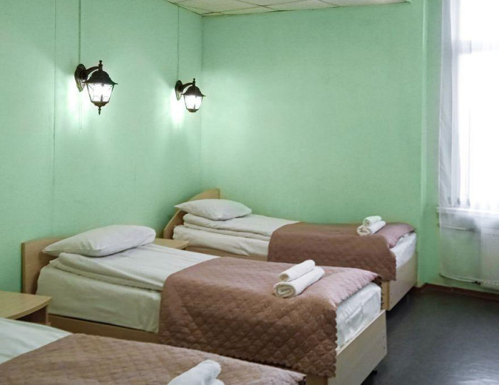 Кровать в 4-местном общем номере - Отель Smart Hotel KDO / Смарт КДО Ладожский Санкт-Петербург