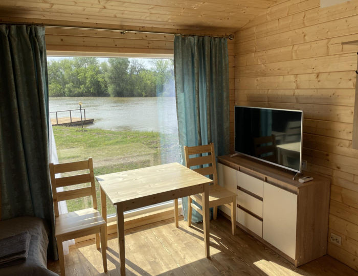 1-комнатный коттедж стандарт с 2 односпальными кроватями - База отдыха «Тритон» Астрахань