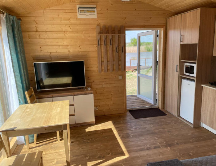 1-комнатный коттедж стандарт с 2 односпальными кроватями - База отдыха «Тритон» Астрахань