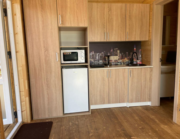 1-комнатный коттедж стандарт с 2 односпальными кроватями - База отдыха «Тритон» Астрахань