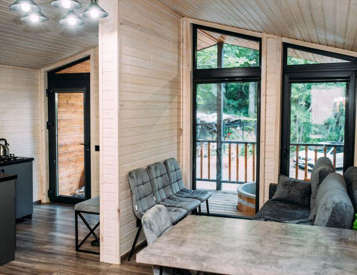 Домик Бук с купелью - Глэмпинг «Яворова Park» Гузерипль