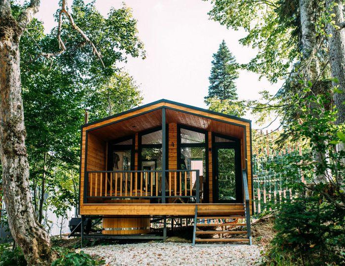 Домик Явор с купелью - Глэмпинг «Яворова Park» Гузерипль