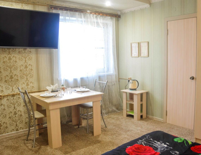 Номер стандарт с 1 двуспальной кроватью - Мини-отель «Арарат» Камень-на-Оби