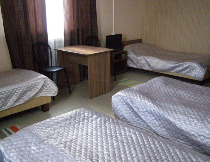 Номер эконом с 4 односпальными кроватями - Мини-отель «Русь» Новоалтайск