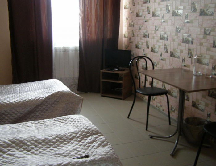 Номер эконом с 2 односпальными кроватями - Мини-отель «Русь» Новоалтайск
