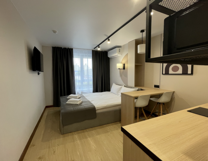 1-комнатные апартаменты студия Студия № 7 - Апарт-отель Apart Hotel-BRAUN / БРАУН Барнаул