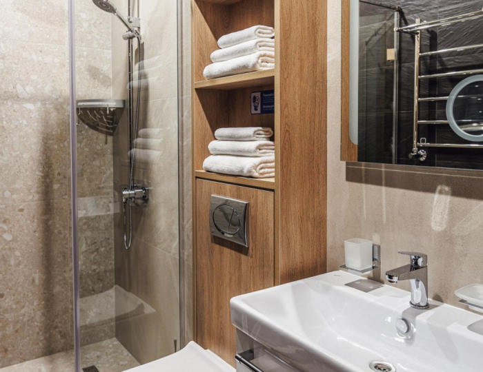 Номер комфорт с 1 двуспальной кроватью - Отель «Пион» Геленджик